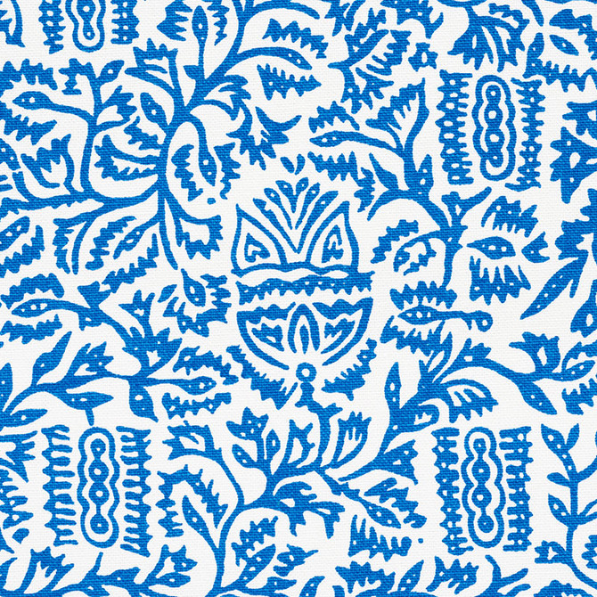 Morris Blue 177773 by Schumacher Fabric ESSENTIALS: SMALL-SCALE PRINTS COTTON 100% TURKEY WYZENBEEK 15,000 </p><p>Repeat: Horizontal: 9" (23CM) and Vertical: 8 1/2" (22CM) 54.5 - Fabric Carolina -