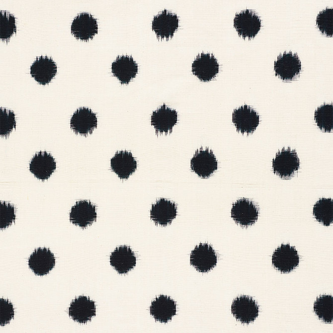 Sakuru Ikat Black 72342 by Schumacher Fabric MINGEI COTTON 100% INDIA </p><p>Repeat: Horizontal: 5 1/8" (13CM) and Vertical: 6" (15CM) 45 - Fabric Carolina -
