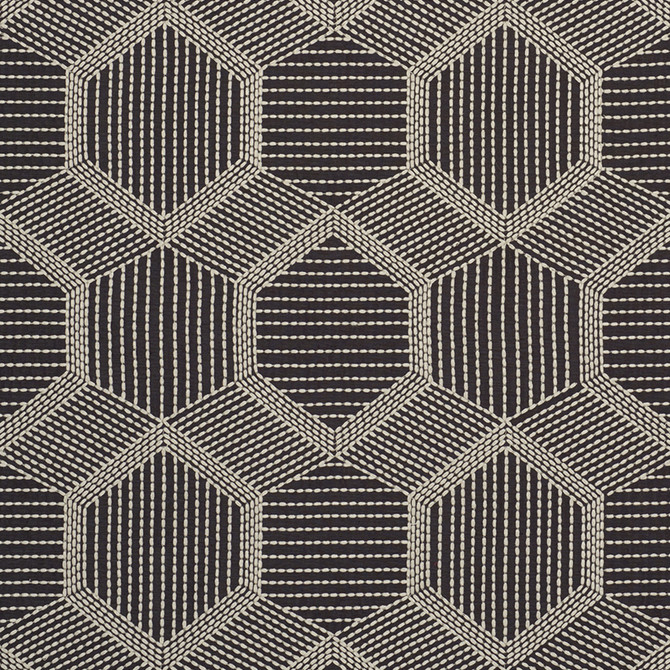 Tortuga Embroidery Black 73202 by Schumacher Fabric Au-Naturel 60% Polyester, 40% Viscose - Horizontal: 12.25 and Vertical: 14.75 49.5 - Fabric Carolina -