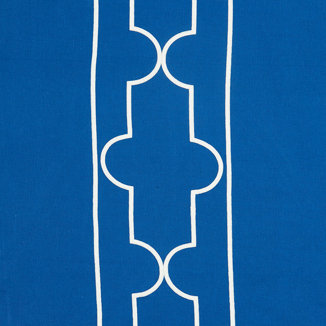 Limitless Lattice Royal 73073 by Schumacher Fabric Orient-Express 48% Cotton, 39% Linen, 13% Polyester Martindale 39,000 Horizontal: 30 and Vertical: 15.25 57.5 - Fabric Carolina -