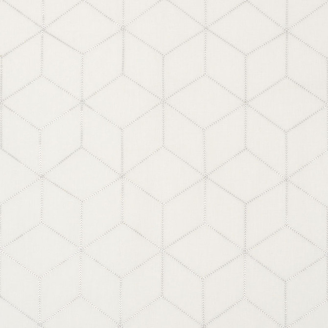 Atria Silver 72670 by Schumacher Fabric SHEERS & CASEMENTS III See Sample INDIA - </p><p>Repeat: Horizontal: 4" (10CM) and Vertical: 7 3/4" (20CM) 51" (130CM) - Fabric Carolina -