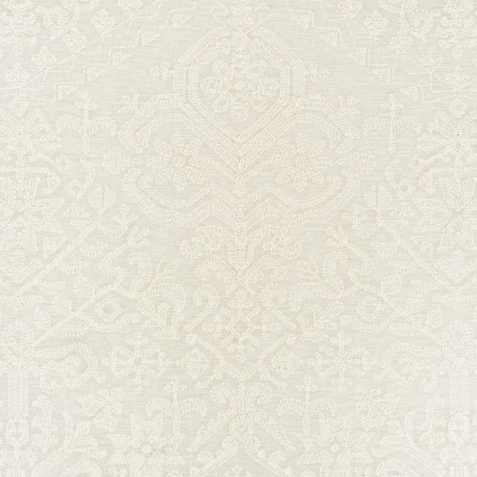 Camilla Sheer Ivory 72660 by Schumacher Fabric SHEERS & CASEMENTS III LINEN 53% POLYESTER 27% INDIA </p><p>Repeat: Horizontal: 21 3/4" (55CM) and Vertical: 31 1/4" (79CM) 52.5 - Fabric Carolina -