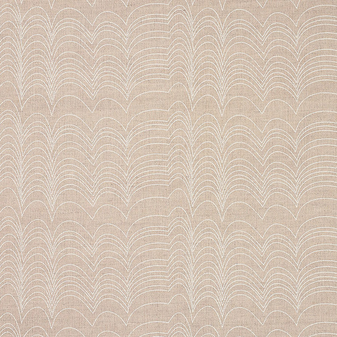 Richter Ivory & Natural 177113 by Schumacher Fabric PRINTS BY STUDIO BON LINEN 55% COTTON 45% BELGIUM </p><p>Repeat: Horizontal: 10 3/4" (27CM) and Vertical: 6 3/4" (17CM) 54 - Fabric Carolina -