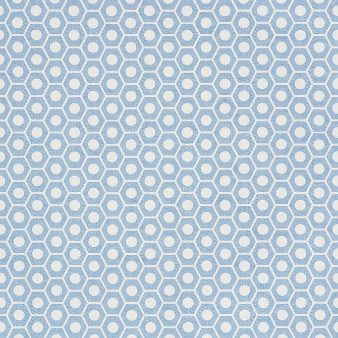 Queen B Chambray 177071 by Schumacher Fabric Studio Bon 1.25" - Fabric Carolina -