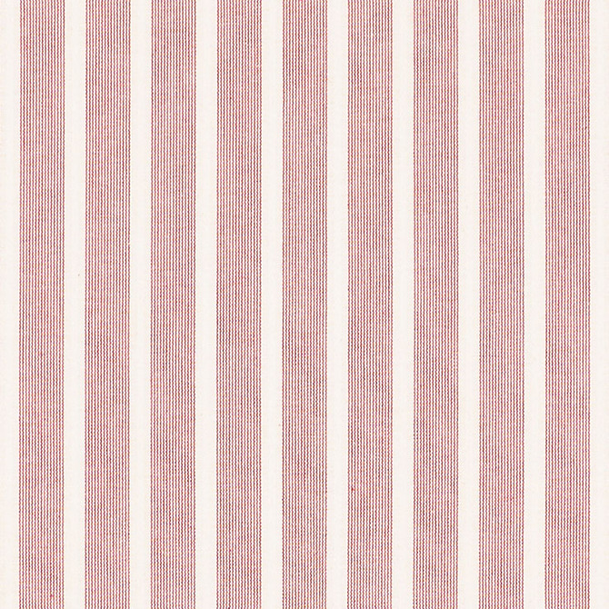 Jean Stripe Red 71382 by Schumacher Fabric ESSENTIALS: STRIPES II COTTON 100% INDIA </p><p>Repeat: Horizontal: 1" (3CM) and Vertical: 54 - Fabric Carolina -