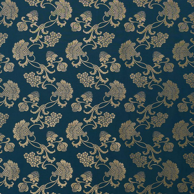 Margaux Peacock Shimmer 71843 by Schumacher Fabric Schumacher Classics Ii 32.0" - Fabric Carolina -