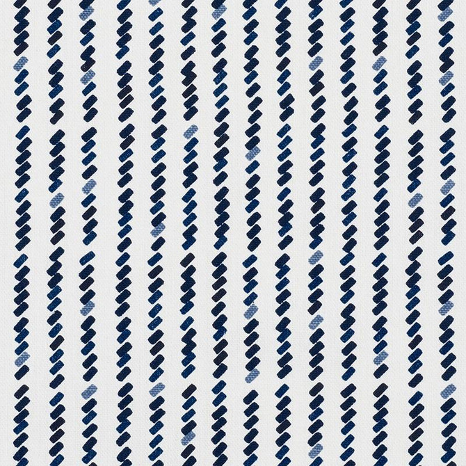 Tic For Tac Blue 176541 by Schumacher Fabric David Kaihoi 6.75" - Fabric Carolina -