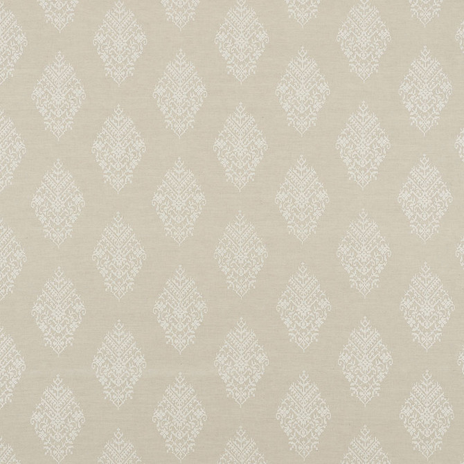 Zinda Embroidery Sand 70220 by Schumacher Fabric CONTEMPORARY EMBROIDERIES See Sample INDIA - </p><p>Repeat: Horizontal: 12 3/4" (32CM) and Vertical: 11 1/4" (29CM) 51" (130CM) - Fabric Carolina -