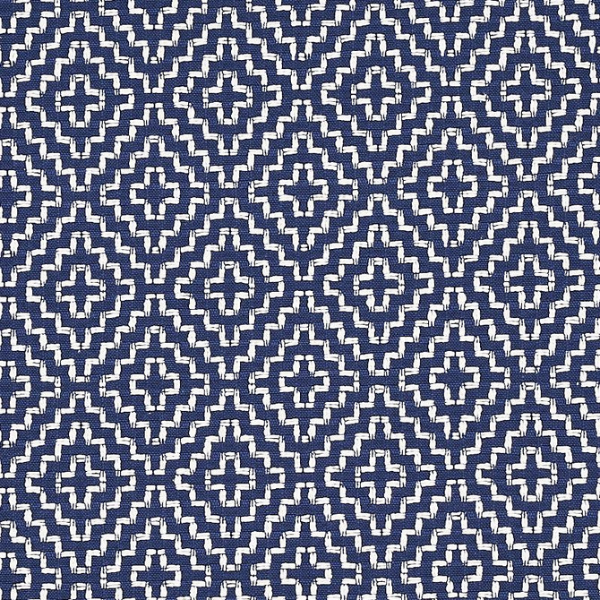 Soho Weave Navy 65627 by Schumacher Fabric Essentials: Small Scale Upholstery Fabrics 2.25" - Fabric Carolina -