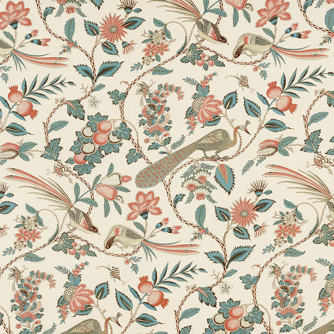 Campagne Peacock & Rouge 175950 by Schumacher Fabric SCHUMACHER CLASSICS LINEN 90% NYLON 10% BELGIUM MARTINDALE 20,000 </p><p>Repeat: Horizontal: 18" (46CM) and Vertical: 54" (137CM) 55 - Fabric Carolina -
