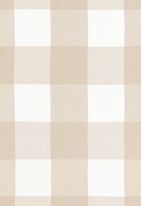 Key Largo Check Sahara 68371 by Schumacher Fabric Calypso 100% Linen Martindale 8,000 Horizontal: 13.5 and Vertical: 14 54 - Fabric Carolina -