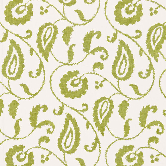 Malacca Ikat Vine Willow 175013 by Schumacher Fabric CLASSIC PRINTS S12 See Sample INDIA NOT APPLICABLE </p><p>Repeat: Horizontal: 9" (23CM) and Vertical: 24" (61CM) 54" WIDE (137CM) - Fabric Carolina -