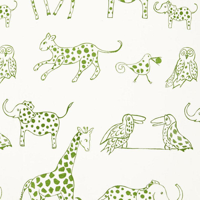 Jungle Jubilee Leaf 66252 by Schumacher Fabric Flight Of Fancy 25.25" - Fabric Carolina -