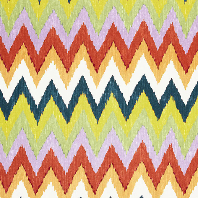 Adras Ikat Print Caravan 174821 by Schumacher Fabric OTTOMAN CHIC COTTON 100% UNITED KINGDOM </p><p>Repeat: Horizontal: 27" (69CM) and Vertical: 18 1/2" (47CM) 54 - Fabric Carolina -