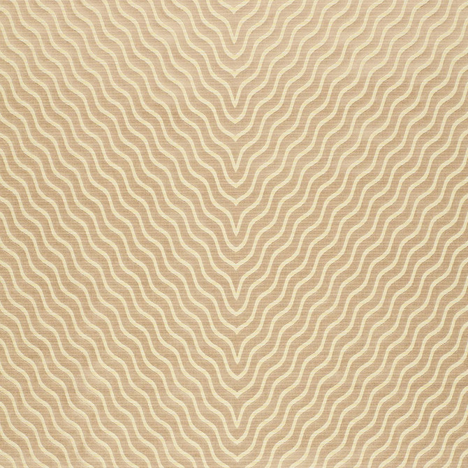 Ripple Effect Champagne 63571 by Schumacher Fabric MODERN GLAMOUR SILK 100% INDIA WYZENBEEK 5,000 </p><p>Repeat: Horizontal: 27 1/2" (70CM) and Vertical: 2 3/8" (6CM) 55 - Fabric Carolina -