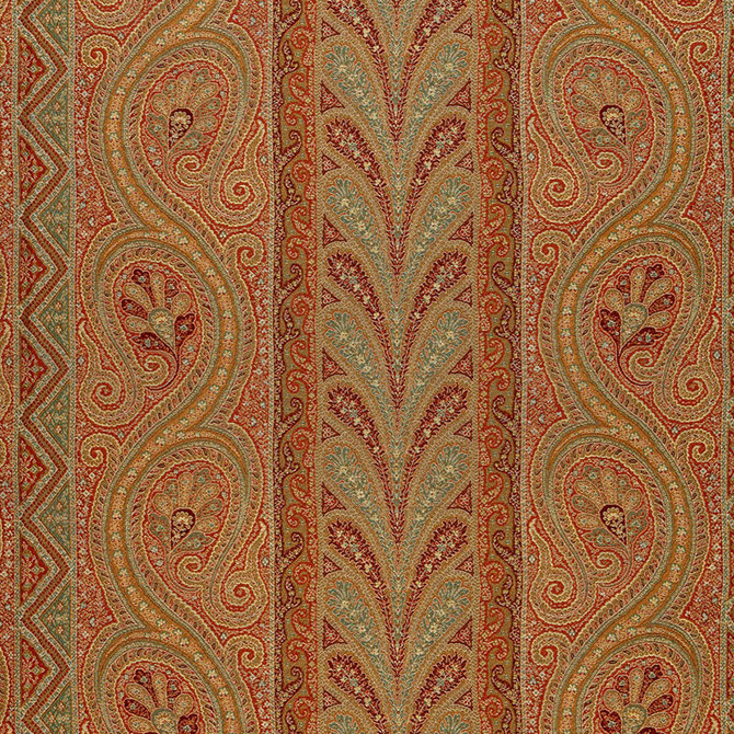 Chatelaine Paisley Tuscan 50773 by Schumacher Fabric CHROMA SP14 See Sample ITALY LIGHT DUTY </p><p>Repeat: Horizontal: 29 1/2" (75CM) and Vertical: 17 1/8" (43CM) 59" WIDE (150CM) - Fabric Carolina -