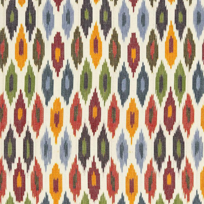 Sunara Ikat Spice 3471001 by Schumacher Fabric Chroma 6.75" - Fabric Carolina -