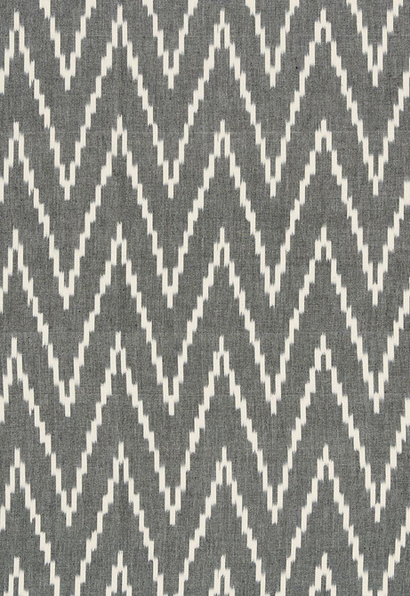 Kasari Ikat Graphite 3470003 by Schumacher Fabric Chroma 100% Cotton Martindale 18,000 Horizontal: 4.5 and Vertical: 4.875 52 - Fabric Carolina -