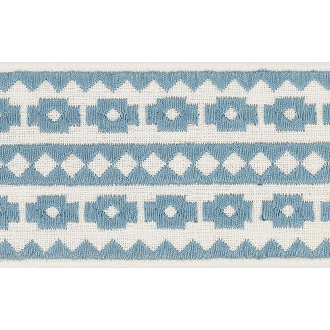 Talitha Tape Sky 70643 by Schumacher Trim Couture Trims - Fabric Carolina -