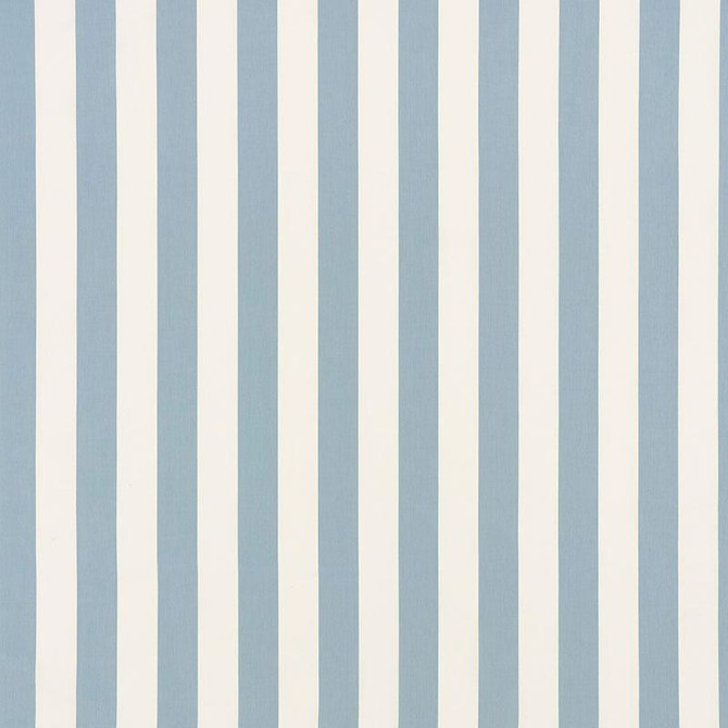 Andy Stripe Sky 71324 by Schumacher Fabric Essentials: Classic Stripe 5.5" - Fabric Carolina -