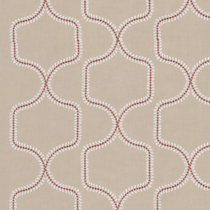 Abode 1 Flamingo by Stout Fabric Stout Fabric Abode 1 FlamingoFabric Comfortable Living Blossom/Sienna 100%Cot %Bemb India </p><p>Repeat: H: 6.5, V: 0 52 in - Fabric Carolina -