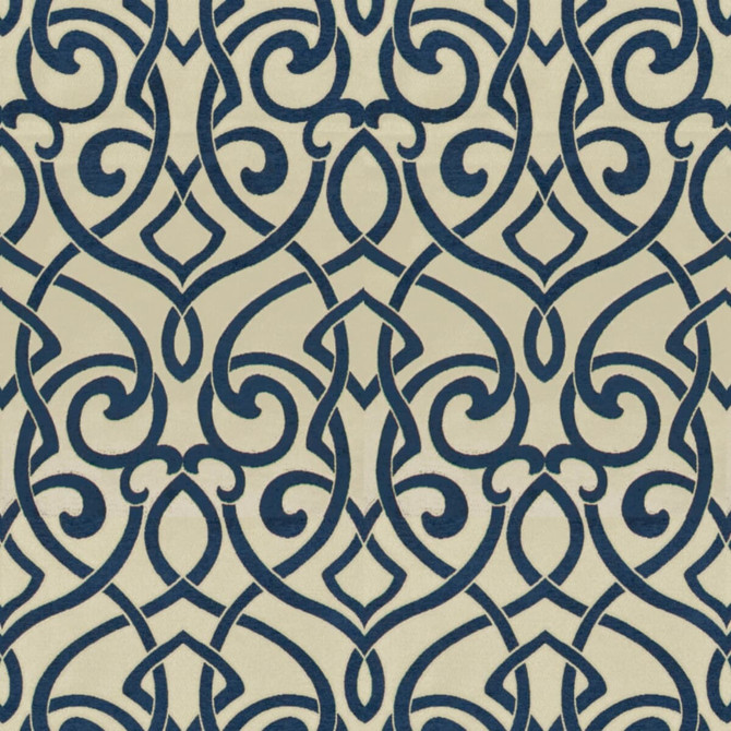 Critique 4 Indigo by Stout Fabric RAINBOW LIBRARY PORCELAIN/ROYAL 65%SVI 35%POL CHINA WYZENBEEK 25 000 DOUBLE RUB WEAR TEST (HEAVY DUTY) Horizontal: 14.5 and Vertical: 27.5 55 in - Fabric Carolina -