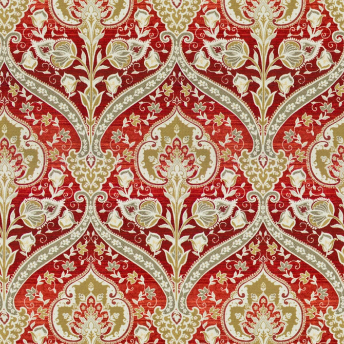 Flambeau 1 Tile by Stout Fabric RAINBOW LIBRARY BLOSOM/CRANBERRY 50%SVI 50%POL CHINA WYZENBEEK 10 000 DOUBLE RUB WEAR TEST (MEDIUM DUTY) </p><p>Repeat: 27.5 54 in - Fabric Carolina -