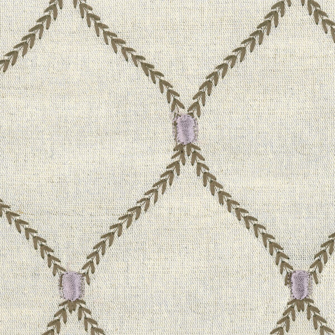 Roncola 3 Lilac by Stout Fabric RAINBOW LIBRARY LEAF/LAVENDER 100%POL CHINA Horizontal: 4.25 and Vertical: 5.75 54 in - Fabric Carolina -