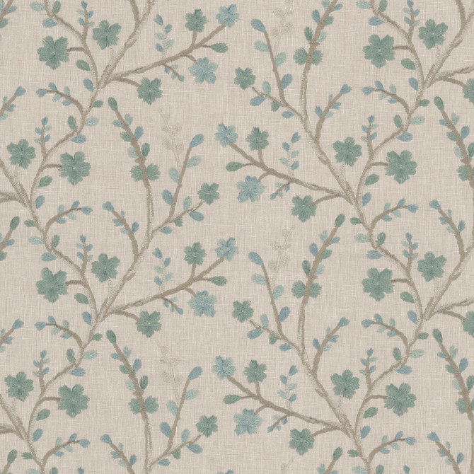 Argyle 1 Aqua by Stout Fabric