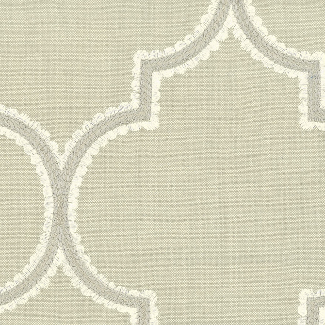 Elative 4 Oyster by Stout Fabric Color My Window Jute/Taupe 73% Cotton 27% Polyester Embroidery INDIA FLAME RETARDANT-N.F.P.A. 260A CLASS 1 CATB 117-2013 WYZENBEEK 20 000 DOUBLE RUB WEAR TEST (HEAVY DUTY) Horizontal: 6.625 and Vertical: 9.375 53 in - Fabric Carolina -