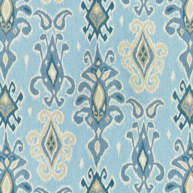 Latten 1 Spray by Stout Fabric Rainbow Library Porcelain/Royal 100% Cotton TURKMENISTAN WYZENBEEK 12 000 DOUBLE RUB WEAR TEST (MEDIUM DUTY) Horizontal: 13.5 and Vertical: 27 54 in - Fabric Carolina -