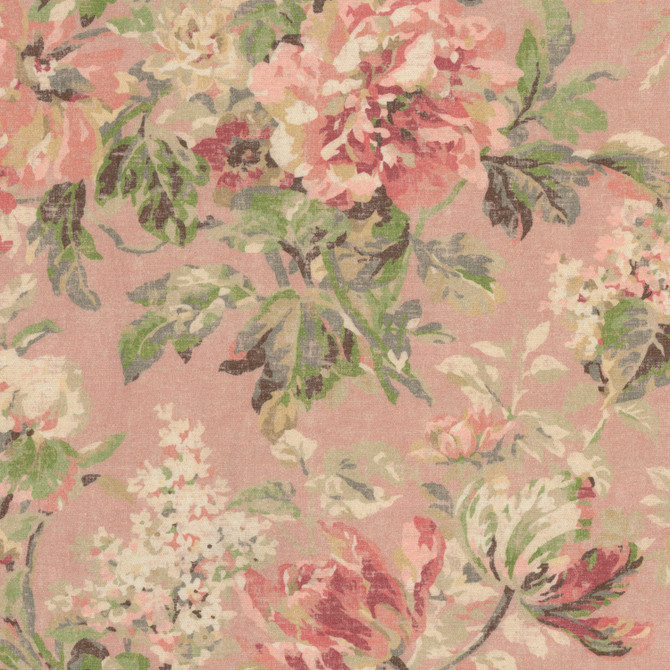 Doyle 1 Coral by Stout Fabric Stout Fabric Doyle 1 CoralFabric Comfortable Living Blossom/Sienna 100%Cot Spain </p><p>Repeat: H: 27, V: 27 54 in - Fabric Carolina -