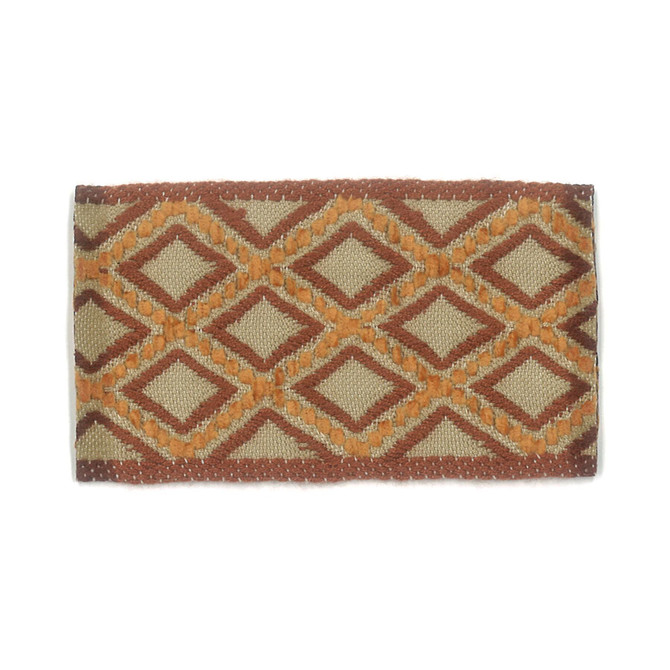 Cooke 9 Cinnamon by Stout Trim NEW WORLD TRIM VOLUME II 93%SVI 7%POL FRANCE </p><p>Repeat: 0 1.88 in - Fabric Carolina -