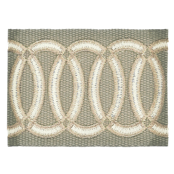 Zealot 4 Cement by Stout Trim MOONDUST TRIM 40%LIN 32%SVI 24%POL 4%MTL CHINA Horizontal: 0 and Vertical: 0 2.38 in - Fabric Carolina -