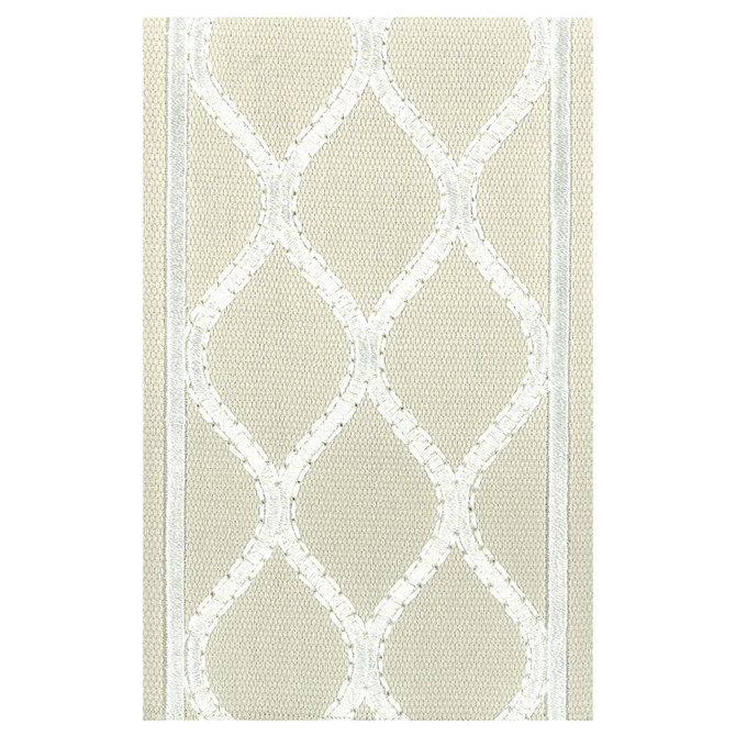 Intrigue 4 Oyster by Stout Trim Stout Trim Intrigue 4 OysterTrim ILLUMINATION TRIM 100%COT 100%SVT INDIA </p><p>Repeat: H: 2.500, V: 0.000 4 in - Fabric Carolina -