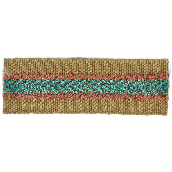 Potter 16 Lagoon by Stout Trim Art Of Design Trim-2 Tapes 100% Spun Viscose CHINA Horizontal: 0 and Vertical: 0 1 in - Fabric Carolina -