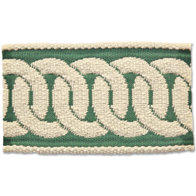 Edderton 6 Lagoon by Stout Trim Stout Trim Edderton 6 LagoonTrim NEW WORLD TAPES & BORDERS FRANCE </p><p>Repeat: H: 1.500, V: 0.000 2 in - Fabric Carolina -