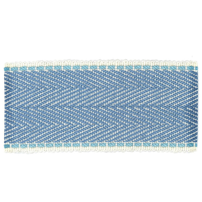 Hudson 3 Sky by Stout Trim ACCENTS TAPES & BORDERS 100%SVI CHINA Horizontal: 0.000 and Vertical: 0.000 1.75 in - Fabric Carolina -