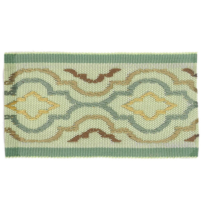 Synergy 6 Mermaid by Stout Trim ACCENTS TAPES & BORDERS 83%SVI 17%POL CHINA Horizontal: 2.5 and Vertical: 0 2 in - Fabric Carolina -