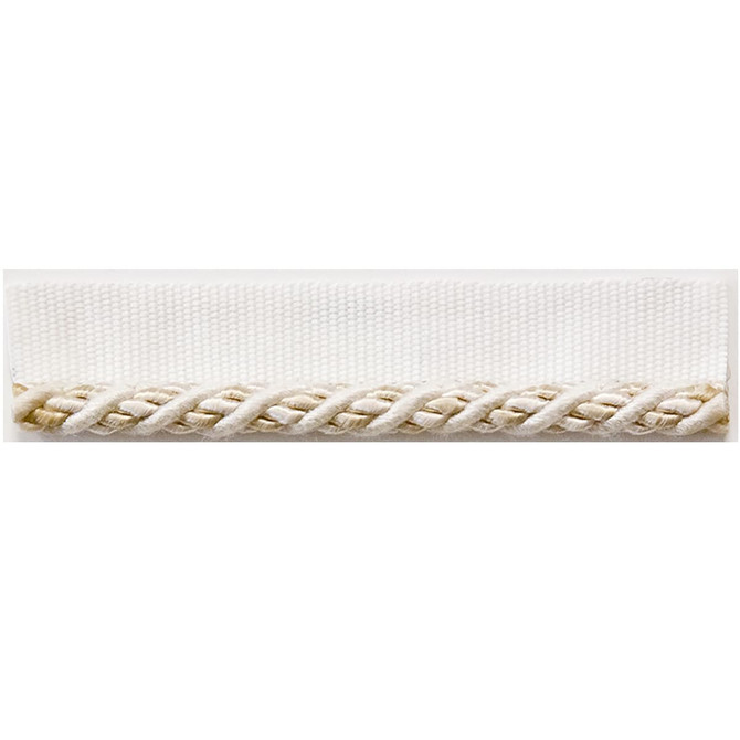 Cristabel 31 Ivory by Stout Trim ART OF DESIGN TRIM-2 CORDS 53%COT 47%SVI CHINA Horizontal: 0 and Vertical: 0 0.25 in - Fabric Carolina -