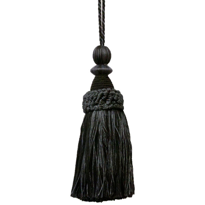 Battersea 9 Ebony by Stout Trim ART OF DESIGN TRIM-2 TASSEL FRINGE 100%SVI CHINA </p><p>Repeat: 0 5.5 in - Fabric Carolina -