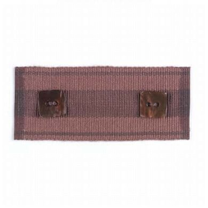 Manfred 7 Heather by Stout Trim Stout Trim Manfred 7 HeatherTrim INSPIRATIONS TRIM CHINA </p><p>Repeat: H: 0.000, V: 0.000 1.5 in - Fabric Carolina -