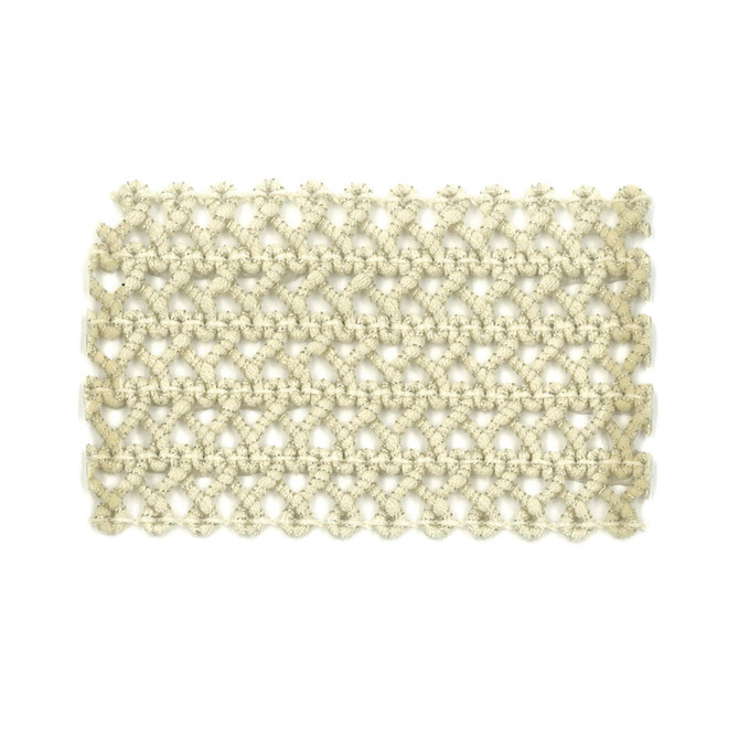 Darning 2 Almond by Stout Trim Stout Trim Darning 2 AlmondTrim NEW WORLD TRIM VOLUME II 98%SVI 2%MTL ITALY </p><p>Repeat: H: 0.000, V: 0.000 2.13 in - Fabric Carolina -