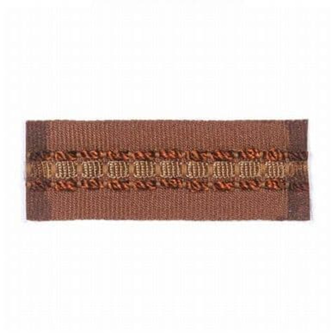 Blarney 1 Mahogany by Stout Trim Stout Trim Blarney 1 MahoganyTrim INSPIRATIONS TRIM ITALY </p><p>Repeat: H: 0.000, V: 0.000 1.15 in - Fabric Carolina -