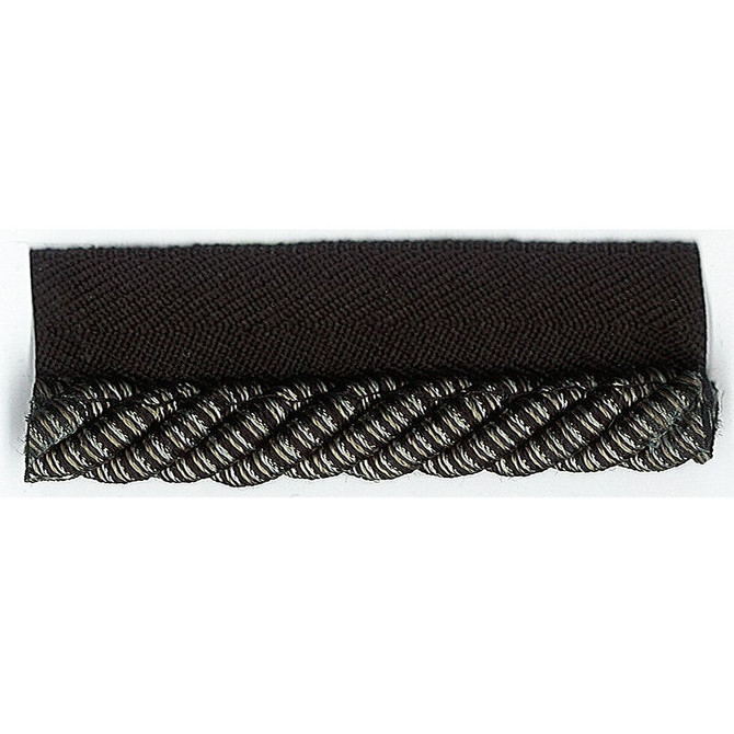 Wiscotta 1 Onyx by Stout Trim Just Cords 70% Cotton 27% Spun Viscose 3% Metallic CHINA Horizontal: 0 and Vertical: 0 0.38 in - Fabric Carolina -