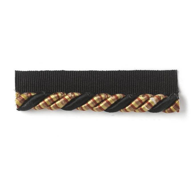 Drawbridge 3 Ebony by Stout Trim MYSTIQUE TRIM 49%COT 45%SVI 6%POL CHINA Horizontal: 0.000 and Vertical: 0.000 0.38 in - Fabric Carolina -