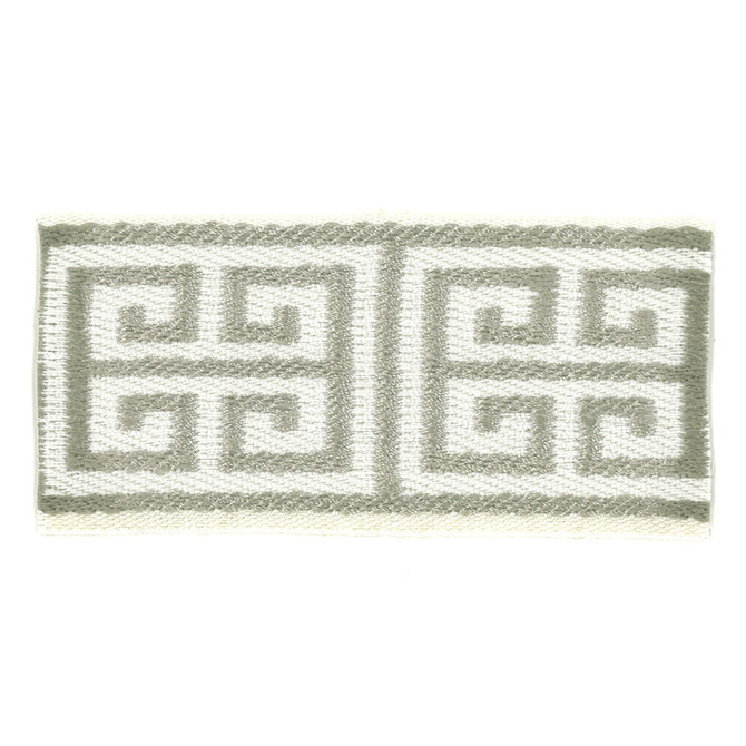 Sumatra 1 Pewter by Stout Trim INSIGHTS TRIM 54%POL 46%SVI CHINA Horizontal: 2.000 and Vertical: 0.000 2 in - Fabric Carolina -