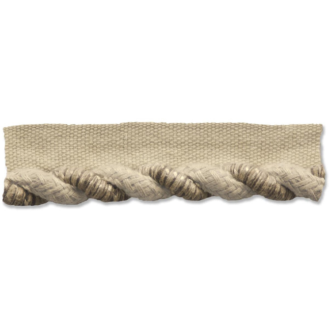 Tipton 6 Mushroom by Stout Trim Transformations Trim 72% Cotton 28% Polyester INDIA Horizontal: 0 and Vertical: 0 0.38 in - Fabric Carolina -