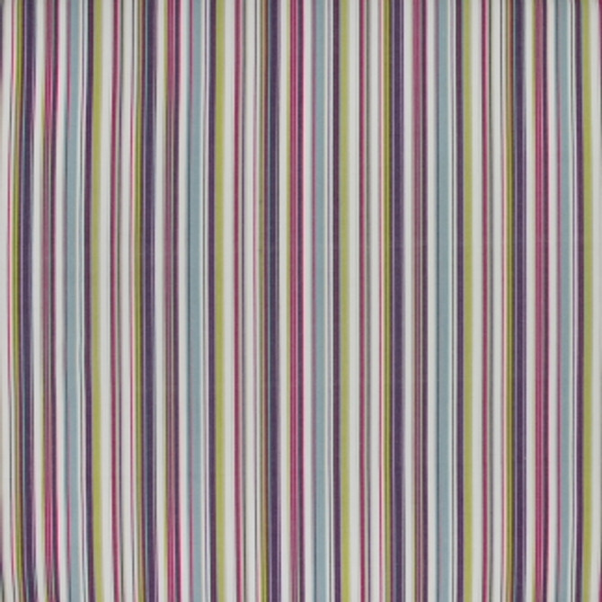 Cabaret Stripe Mulberry by Carole Fabric In Tune 100% Cotton India N/A Horizontal: 0" and Vertical: 9" H 54" - Fabric Carolina -
