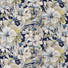 Fashion Formula Ink by Carole Fabric Emerald Ocean 70% Cotton, 30% Linen China Passes 15,000 Double Rubs Wyzenbeek 27 1/2" V, 24" H 54"  - Fabric Carolina -